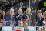 Team USA wins men's 4x100-meter freestyle swim at Paris Olympics