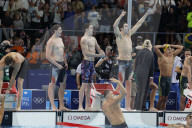Team USA wins men's 4x100-meter freestyle swim at Paris Olympics