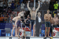 Team USA wins men's 4x100-meter freestyle swim at Paris Olympics