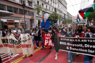 Anti Israel protest leads to vandalism in downtown San Francisco