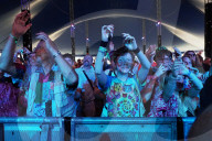 Spectators at WOMAD music festival