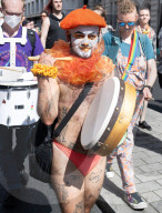 Trans Pride in London, Piccadilly, London, UK.