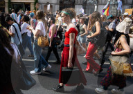Trans Pride in London, Piccadilly, London, UK.