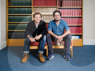 Dudley Hinton and Sebastian Armesto of Simple8 theatre companyDudley Hinton and Sebastian Armesto of Simple8 theatre company