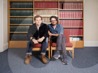Dudley Hinton and Sebastian Armesto of Simple8 theatre companyDudley Hinton and Sebastian Armesto of Simple8 theatre company