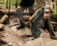Exoskeleton trousers for hikers