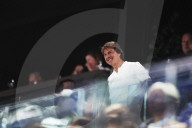 Tom Cruise with spectators at the Bercy Arena, Paris, France