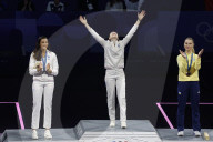 Manon Apithy-Brunet wins gold in fencing at Paris Olympics