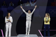 Manon Apithy-Brunet wins gold in fencing at Paris Olympics