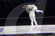 Manon Apithy-Brunet wins gold in fencing at Paris Olympics