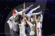 Manon Apithy-Brunet wins gold in fencing at Paris Olympics