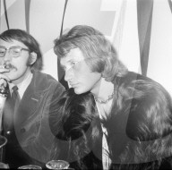 Johnny Halliday
et Sylvie Vartan, en tournee au Quebec, les 14-15-16 mars 1969
