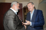 Erdogan meets Haniyeh