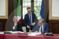 Prefettura di Milano. Firma del patto Stazioni Sicure