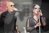 Human League on stage at Tramlines  Festival 2024 , Sheffield