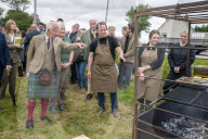 King Charles visits nature reserve in Scotland