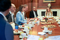 Rachel Reeves UK Chancellor of the Exchequer holds AI roundtable
