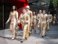 A Chorus Line outside Sadler's Wells, London, UK. 