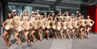 A Chorus Line outside Sadler's Wells, London, UK. 