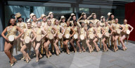 A Chorus Line outside Sadler's Wells, London, UK. 