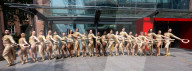 A Chorus Line outside Sadler's Wells, London, UK. 