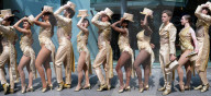 A Chorus Line outside Sadler's Wells, London, UK. 
