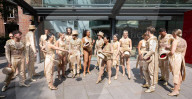 A Chorus Line outside Sadler's Wells, London, UK. 