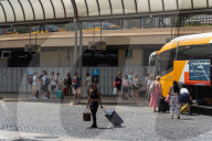 Barcelona - Summer vacation departure