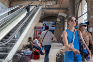 Barcelona - Summer vacation departure