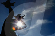 Sun appears after cloudy days