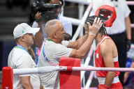 SPORT - OLY Paris 2024: Umstrittene Boxerin Imane Khelif in der Kategorie Frauen
