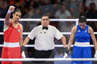 SPORT - OLY Paris 2024: Umstrittene Boxerin Imane Khelif in der Kategorie Frauen
