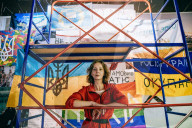 Ukraine's art evacuators: the intrepid team rescuing art from a warzone - in pictures