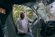 Ukraine's art evacuators: the intrepid team rescuing art from a warzone - in pictures
