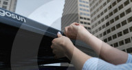 Fold out solar panel roof box to keep EV drivers moving