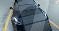Fold out solar panel roof box to keep EV drivers moving