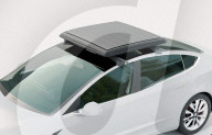 Fold out solar panel roof box to keep EV drivers moving
