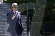 Biden departs White House