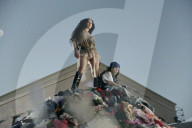 Charlie XCX and Billi Eilish climb lingerie mountain