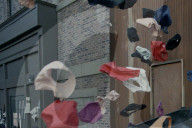 Charlie XCX and Billi Eilish climb lingerie mountain