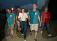 Il segretario PD Elly Schlein partecipa alla festa del partito a Villalunga di Casalgrande
