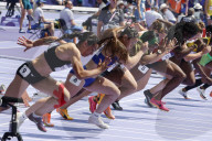 Jamaican sprinter Shelly-Ann Fraser-Pryce in Paris Olympics