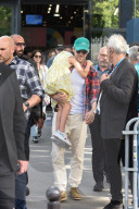 Paris 2024 - Ryan Gosling And Daughter Leaving Bercy Arena