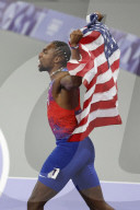 Noah Lyles wins 100-M Gold at Paris Olympics