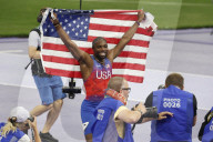 Noah Lyles wins 100-M Gold at Paris Olympics