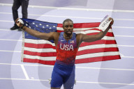 Noah Lyles wins 100-M Gold at Paris Olympics