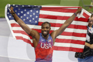Noah Lyles wins 100-M Gold at Paris Olympics