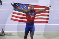 Noah Lyles wins 100-M Gold at Paris Olympics