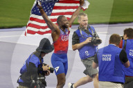 Noah Lyles wins 100-M Gold at Paris Olympics