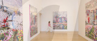 Damien Hirst: The Civilisation Paintings exhibition at Phillips, London, UK.